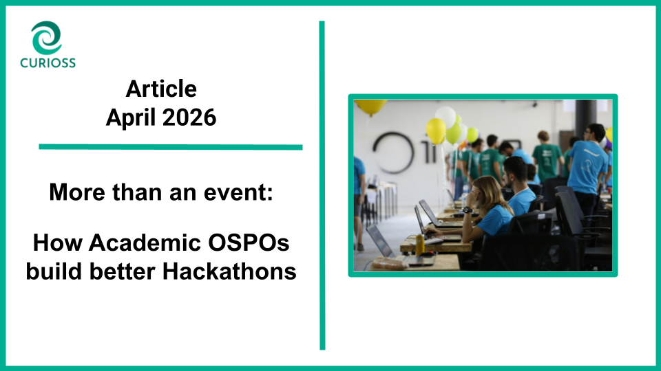 More than an event - How Academic OSPOs build better Hackathons